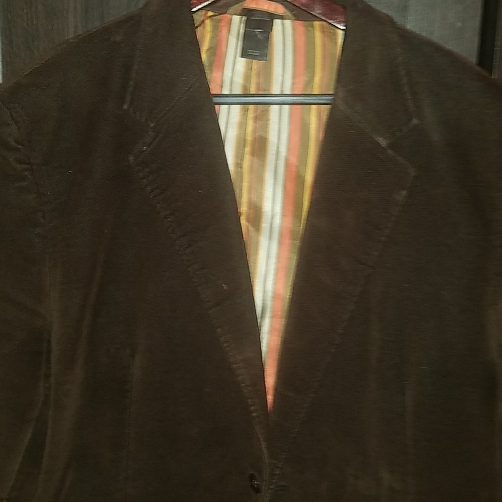 LIZ CLAIBORNE Mens Classic Fit Corduroy Sport Coa